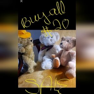 3 vintage bears 20$